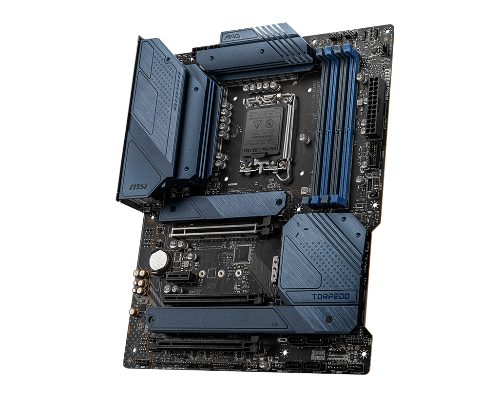 Купить MSI MAG Z690 TORPEDO - Motherboard - ATX - LGA1700-Sockel - Z690 Chipsatz - USB-C Gen2, USB 3.2 Gen 1, USB 3.2 Gen 2, USB-C Gen 2x2 - 2.5 Gigabit LAN - Onboard-Grafik (CPU erforderlich) - HD Audio (8-Kanal) (7D32-001R) в магазине wardena.ru