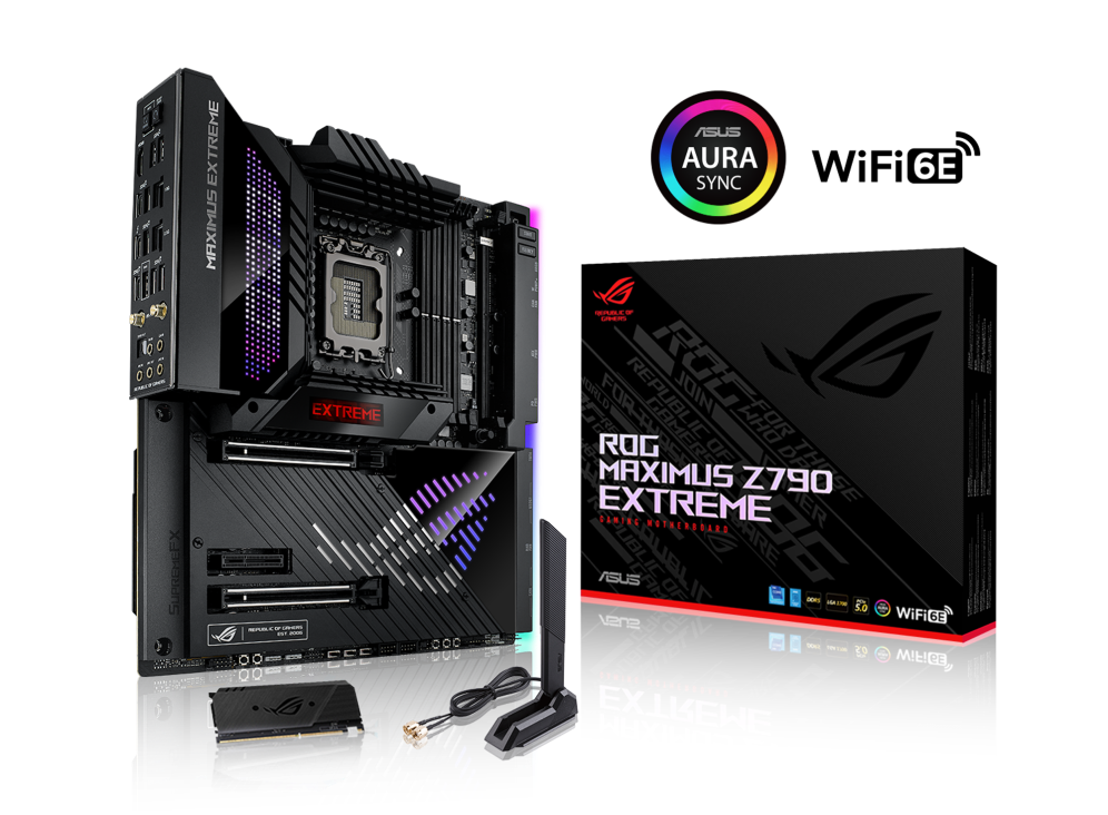 Купить ASUS ROG MAXIMUS Z790 EXTREME - Intel - LGA 1700 - Intel® Celeron® - Intel® Core™ i3 - Intel® Core™ i5 - Intel® Core™ i7 - Intel® Core™ i9,... - LGA 1700 - DDR5-SDRAM - 128 GB (90MB1CB0-M0EAY0) в магазине wardena.ru