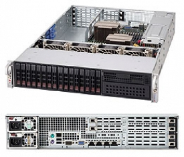 Купить Chassis Supermicro CSE-219A-R920WB 2U 920W Redundant Hot-Swap 16xHDD SATA/SAS в магазине wardena.ru