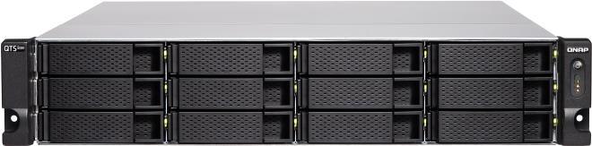 Купить QNAP TS-h1277XU-RP 3700X Eingebauter Ethernet-Anschluss Rack (2U) Schwarz - Grau NAS (TS-H1277XU-RP-3700X-128G) в магазине wardena.ru