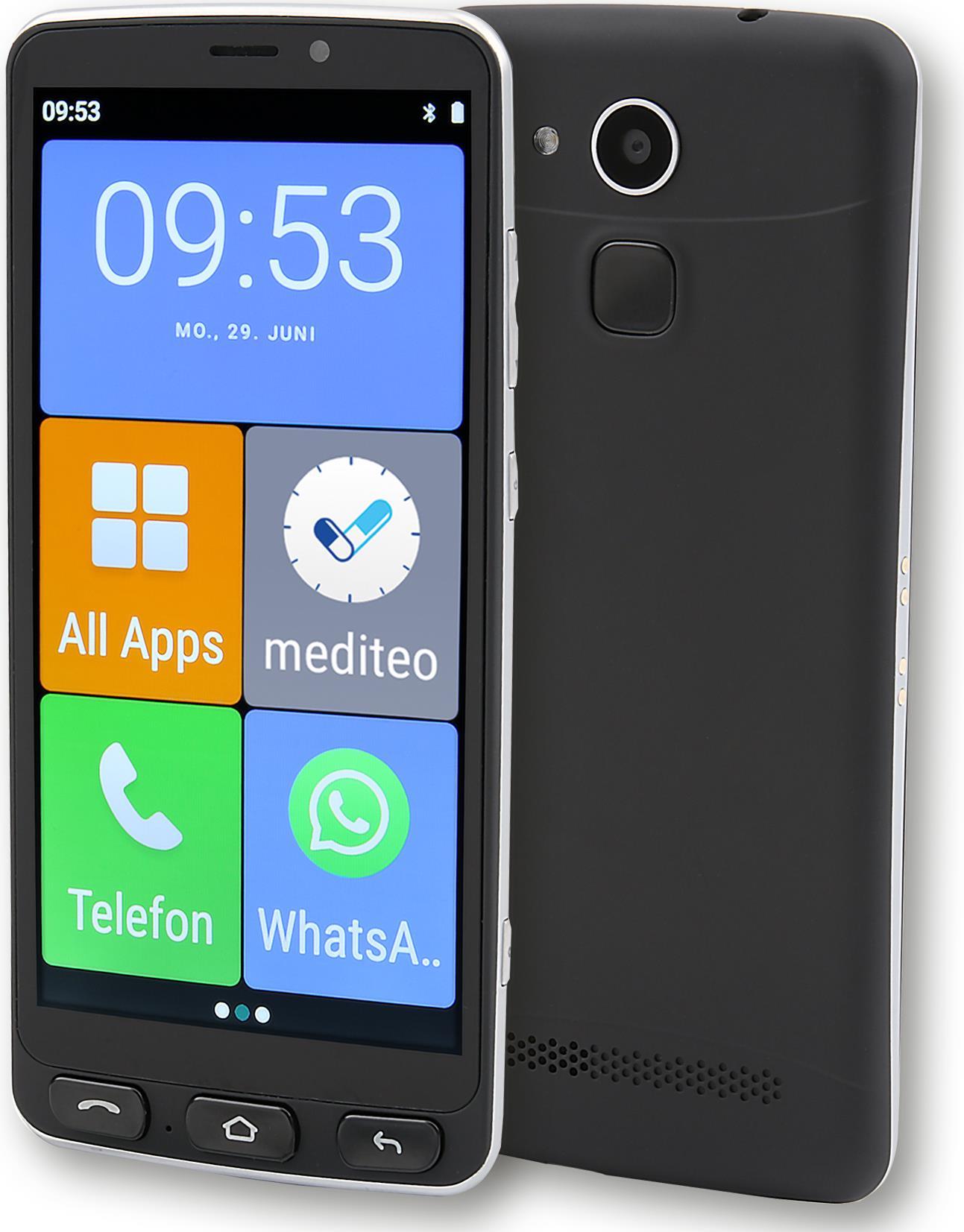 Купить OLYMPIA Neo - 4G Smartphone - Dual-SIM - RAM 2 GB / 16 GB - microSD slot - LCD-Anzeige - 5.5" - rear camera 8 MP - front camera 5 MP - Schwarz (2286) в магазине wardena.ru