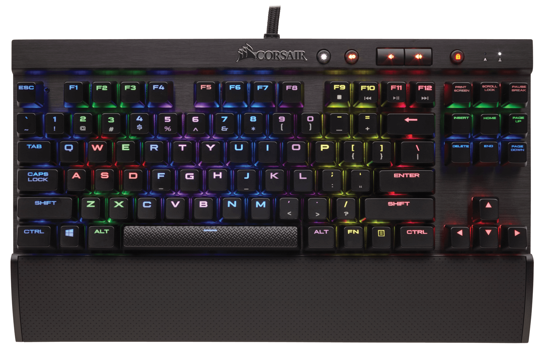 Купить Corsair Tas K65 Gaming RGB RAPIDFIRE,LED,Cherry MX Speed (CH-9110014-DE) в магазине wardena.ru