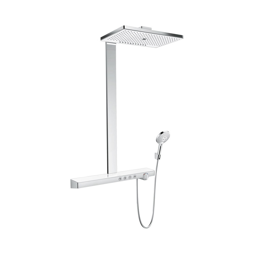 Купить Hansgrohe Rainmaker Select Showerpipe 460 3jet Душевая система с термостатом хром 27106400 в магазине wardena.ru