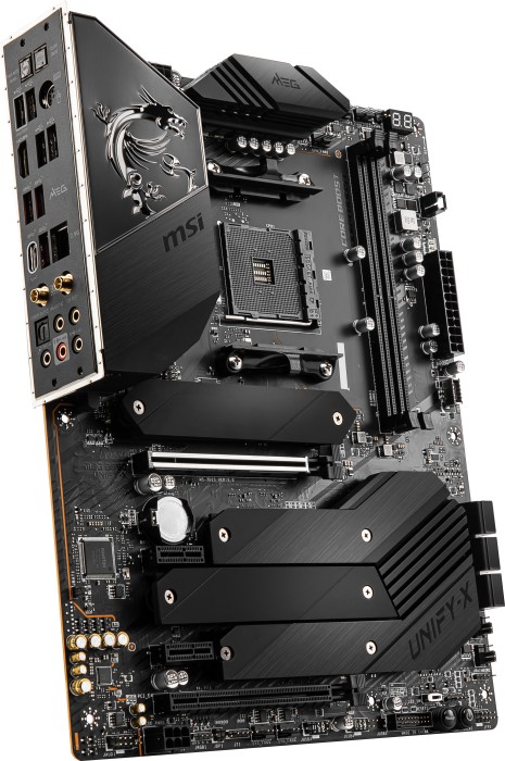 Купить MSI MEG B550 UNIFY-X - Motherboard - ATX - Socket AM4 - AMD B550 Chipsatz - USB-C Gen2, USB 3.2 Gen 1, USB 3.2 Gen 2 - 2.5 Gigabit LAN, Wi-Fi, Bluetooth - Onboard-Grafik (CPU erforderlich) - HD Audio (8-Kanal) (7D13-007R) в магазине wardena.ru