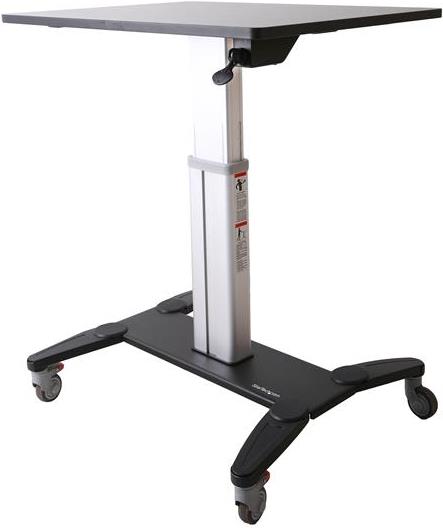 Купить StarTech.com Mobiler Sitz-/Steh-Arbeitsplatz mit 80cm Arbeitsfläche - Höhenverstellbar Steh Schreibtisch - Aufstellung - für Notebook/Tastatur/Maus - schwarz & silber - für P/N: ARMTBLTDT, ARMTBLTIW, ARMTBLTUGN (STSCART) в магазине wardena.ru