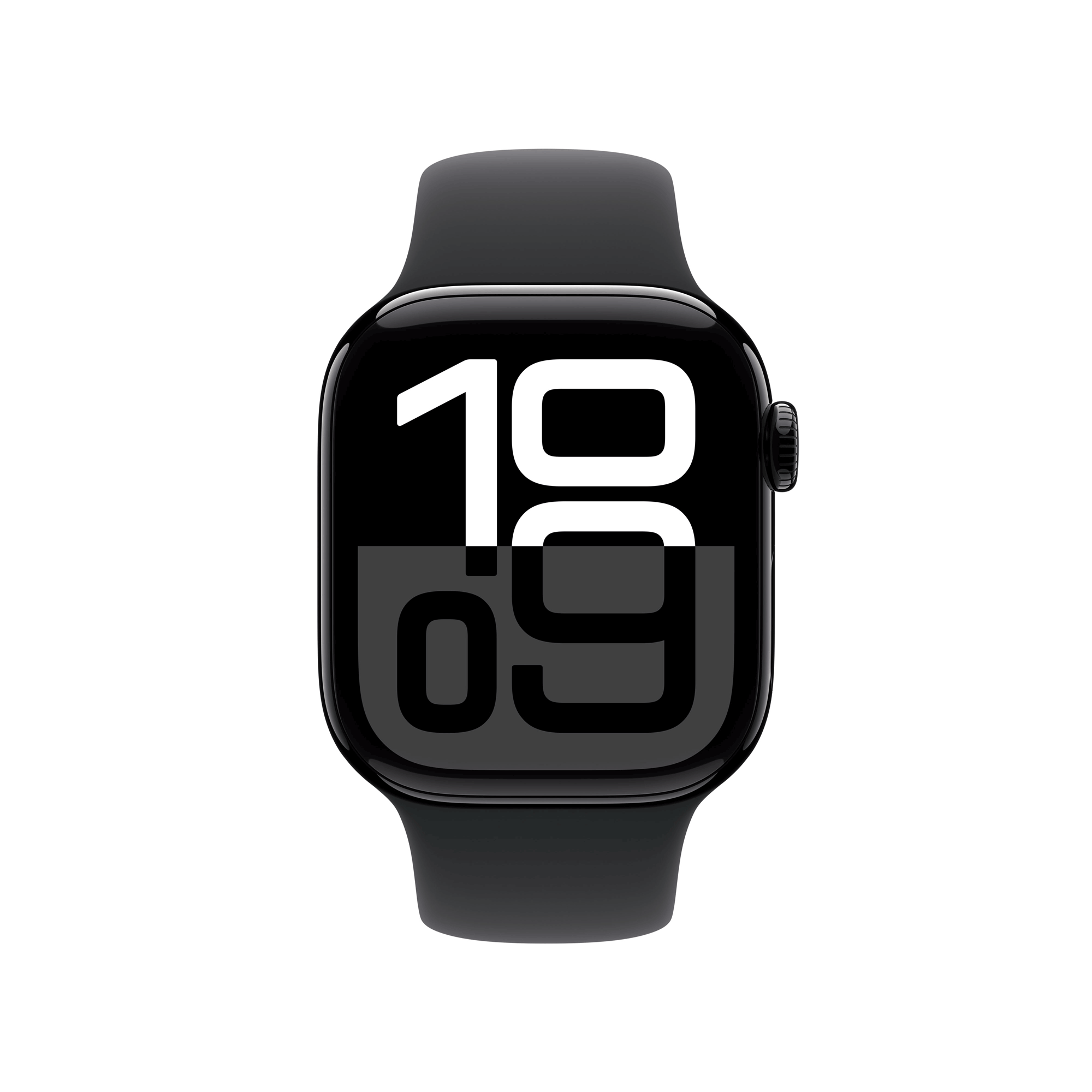Купить Apple Watch Series 10 GPS 42mm Jet Black Aluminium Case mit Black Sport Band - S/M (MWWE3QF/A) в магазине wardena.ru