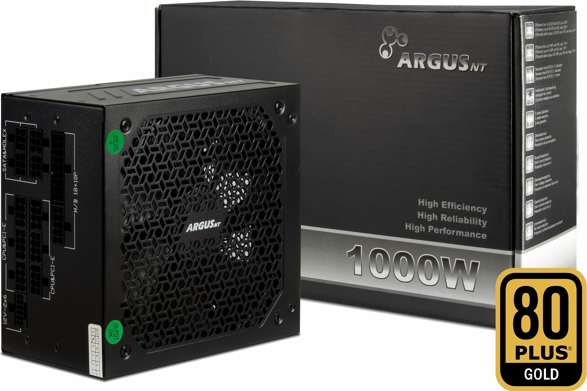 Купить Inter-Tech ArgusNT HA-1000BA4 (88882235) в магазине wardena.ru