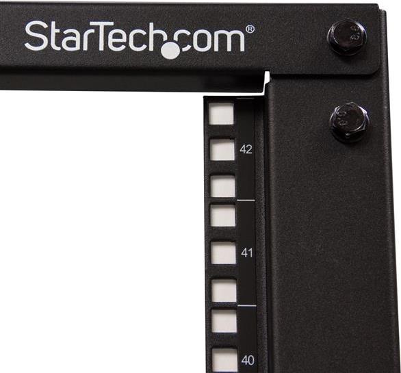 Купить StarTech.com 42U Adjustable Depth Open Frame 4 Post Server Rack - Schrank - Schwarz - 42U (4POSTRACK42) в магазине wardena.ru