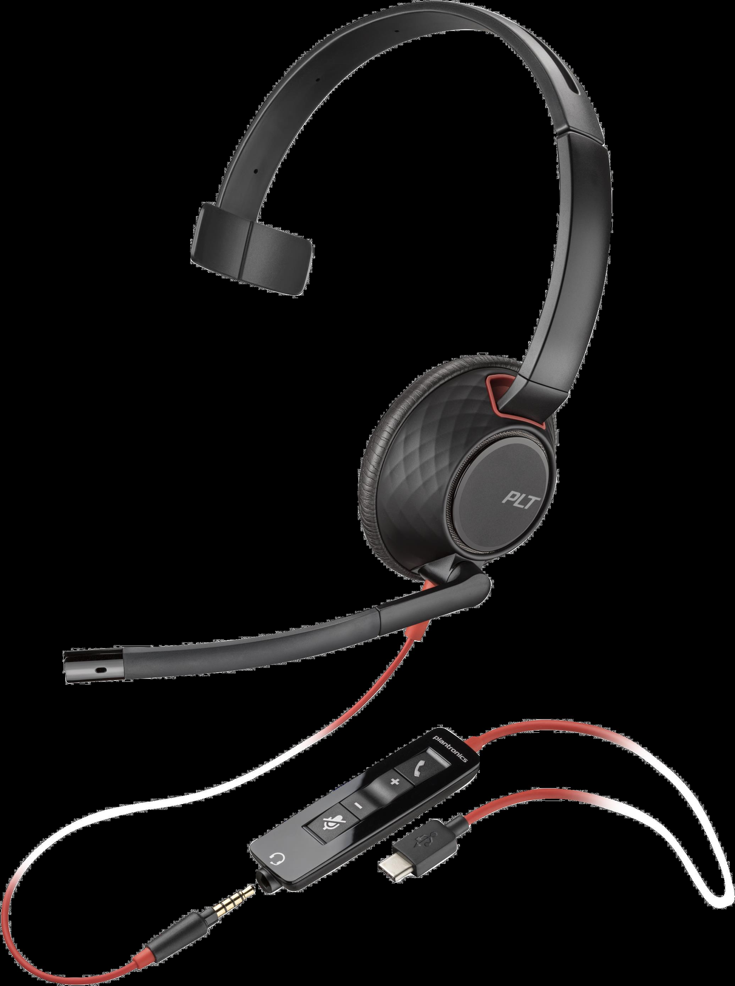 Купить HP Poly Blackwire C5210 Kopfhörer Kabelgebunden Kopfband Büro/Callcenter USB Typ-C Schwarz (805H4AA) в магазине wardena.ru