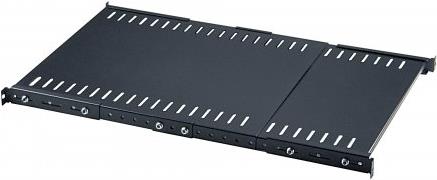 Купить Intellinet 48,30cm (19") Fixed Extending Shelf - Rack - Regal - Schwarz, RAL 9005 - 1U - 48,3 cm (19") (714389) в магазине wardena.ru