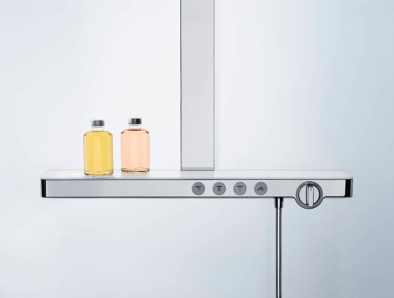 Купить Hansgrohe Rainmaker Select Showerpipe 460 3jet Душевая система с термостатом хром 27106400 в магазине wardena.ru