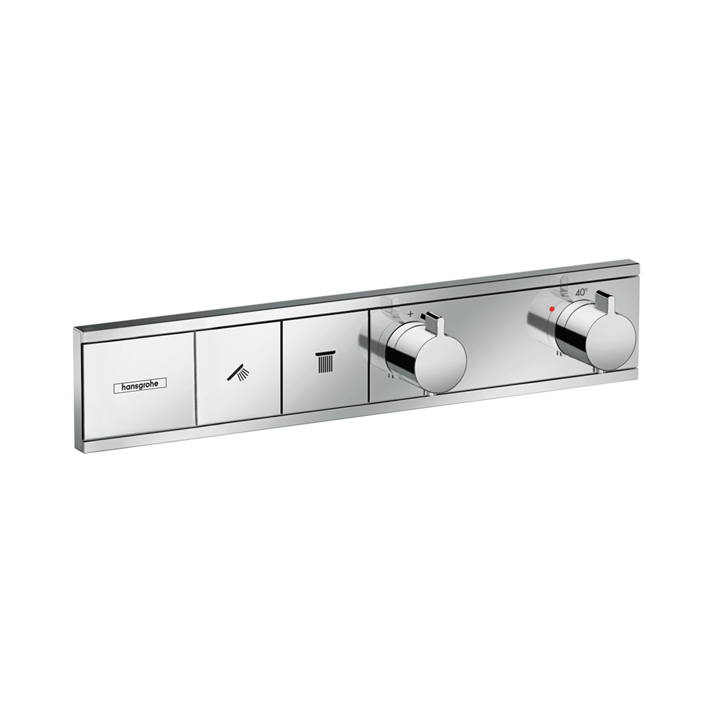 Купить Hansgrohe RainSelect Термостат скрытого монтажа для 2 потребителей бронза 15380140 в магазине wardena.ru