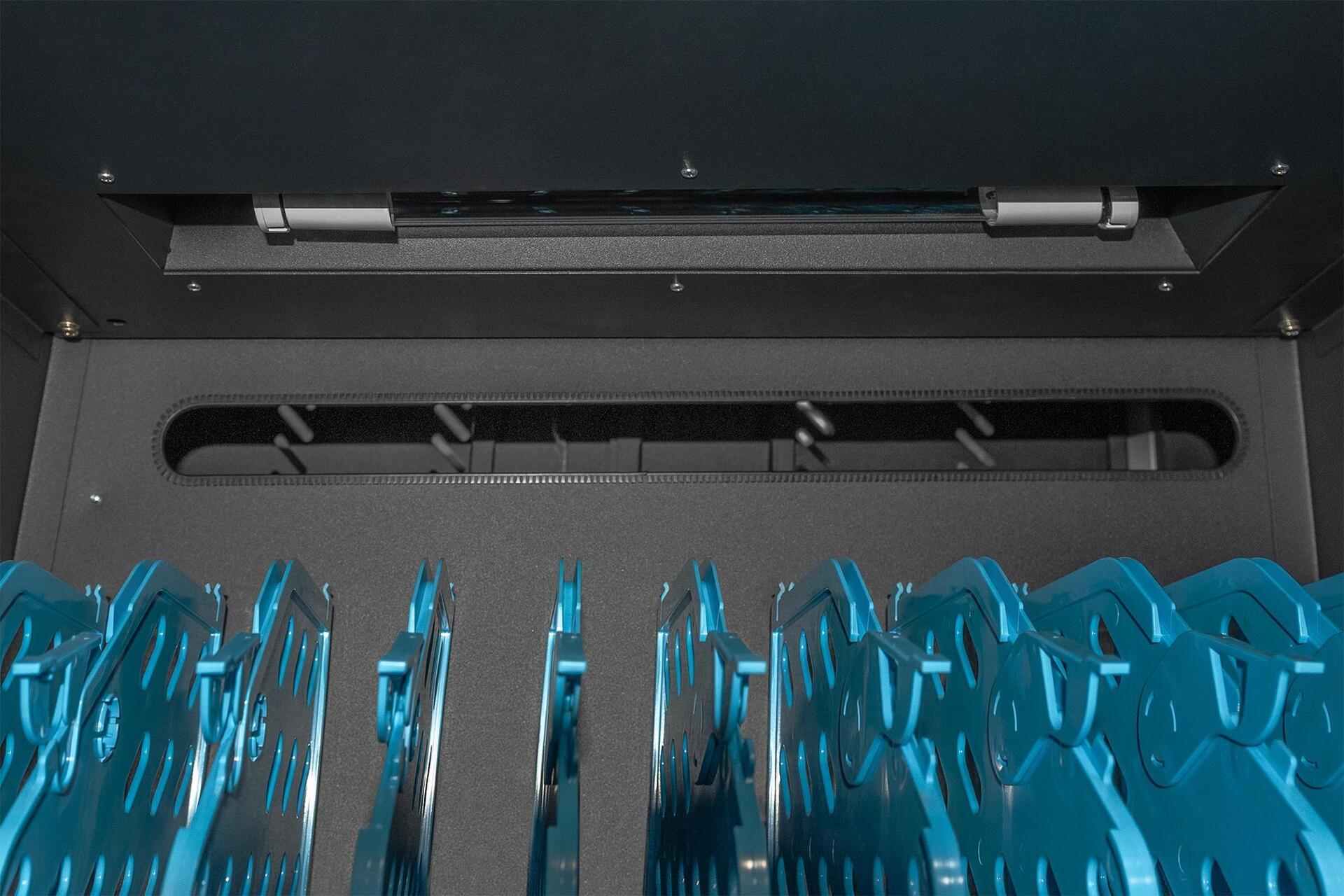 Купить DIGITUS DN-45005 - Wagen (synchronisieren, laden und unter UV-Licht reinigen) - für 30 Tablets / Notebooks - mobile - verriegelbar - ABS-Kunststoff, kaltgewalzter Stahl, high-strength aluminum - Schwarz - Bildschirmgröße в магазине wardena.ru