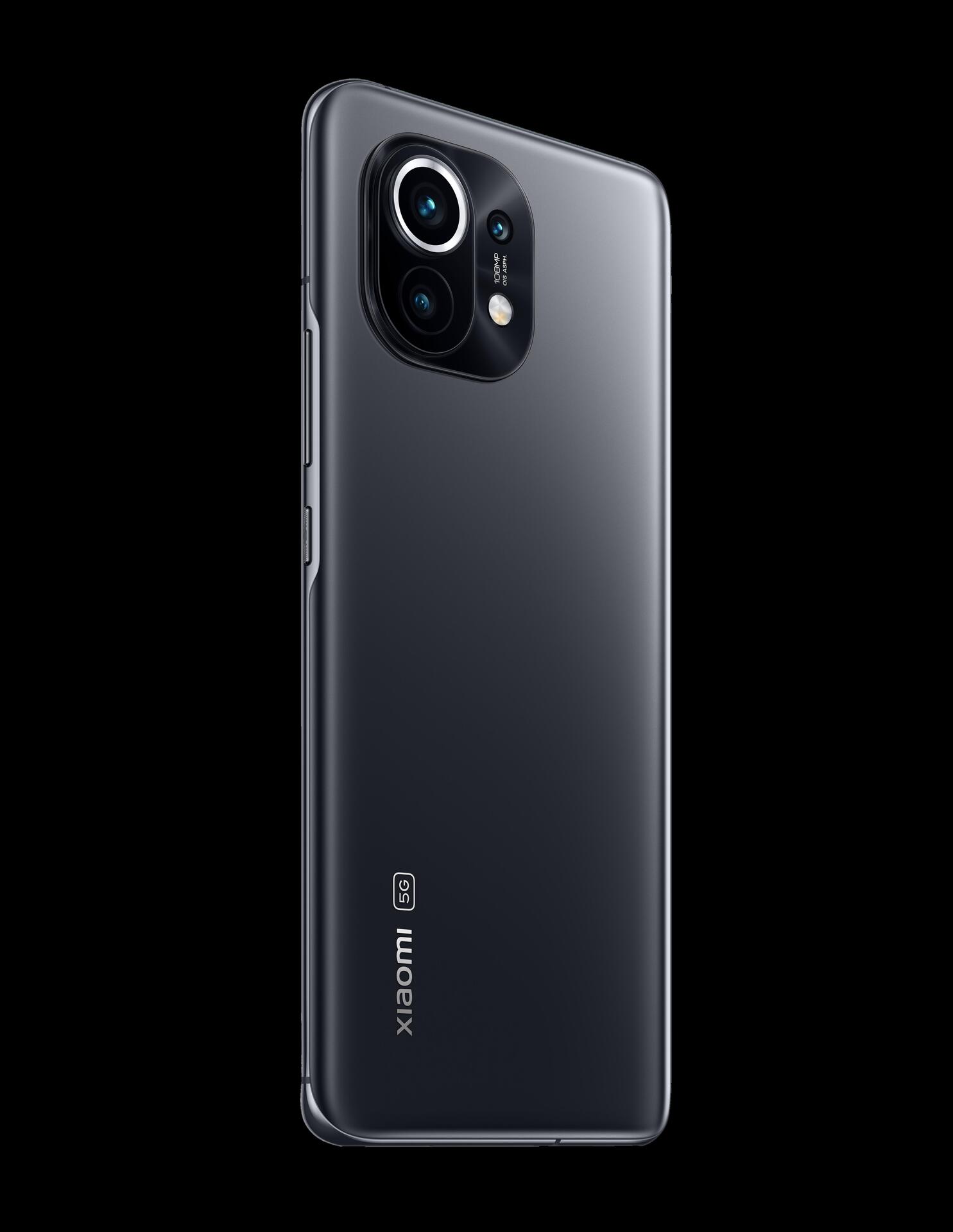 Купить Xiaomi MI 11 - 5G Smartphone - Dual-SIM - RAM 8 GB / Interner Speicher 256 GB - OLED-Display - 6.81" - 3200 x 1440 Pixel (120 Hz) - Triple-Kamera 108 MP, 13 MP, 5 MP - front camera 20 MP - Midnight Gray (MZB08JEEU) в магазине wardena.ru