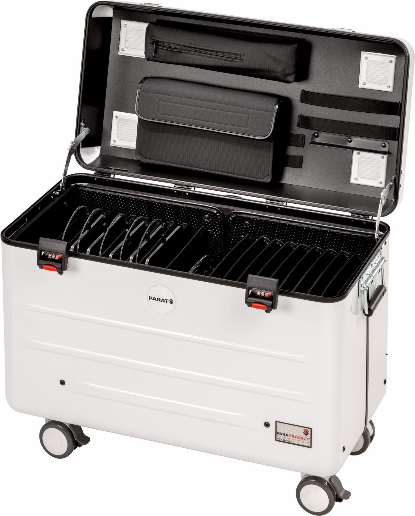 Купить PARAT PARAPROJECT Case TC20 TwinCharge für 20 Tablets bis 32,77cm 12.9" iOS/And/Win Charge Only USB-C auf USB-C Kabel weiss (208722170) в магазине wardena.ru