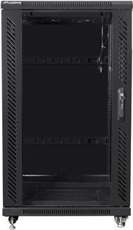 Купить Lanberg FF01-6822-12B Rack 22U Freistehendes Gestell Schwarz (FF01-6822-12B) в магазине wardena.ru