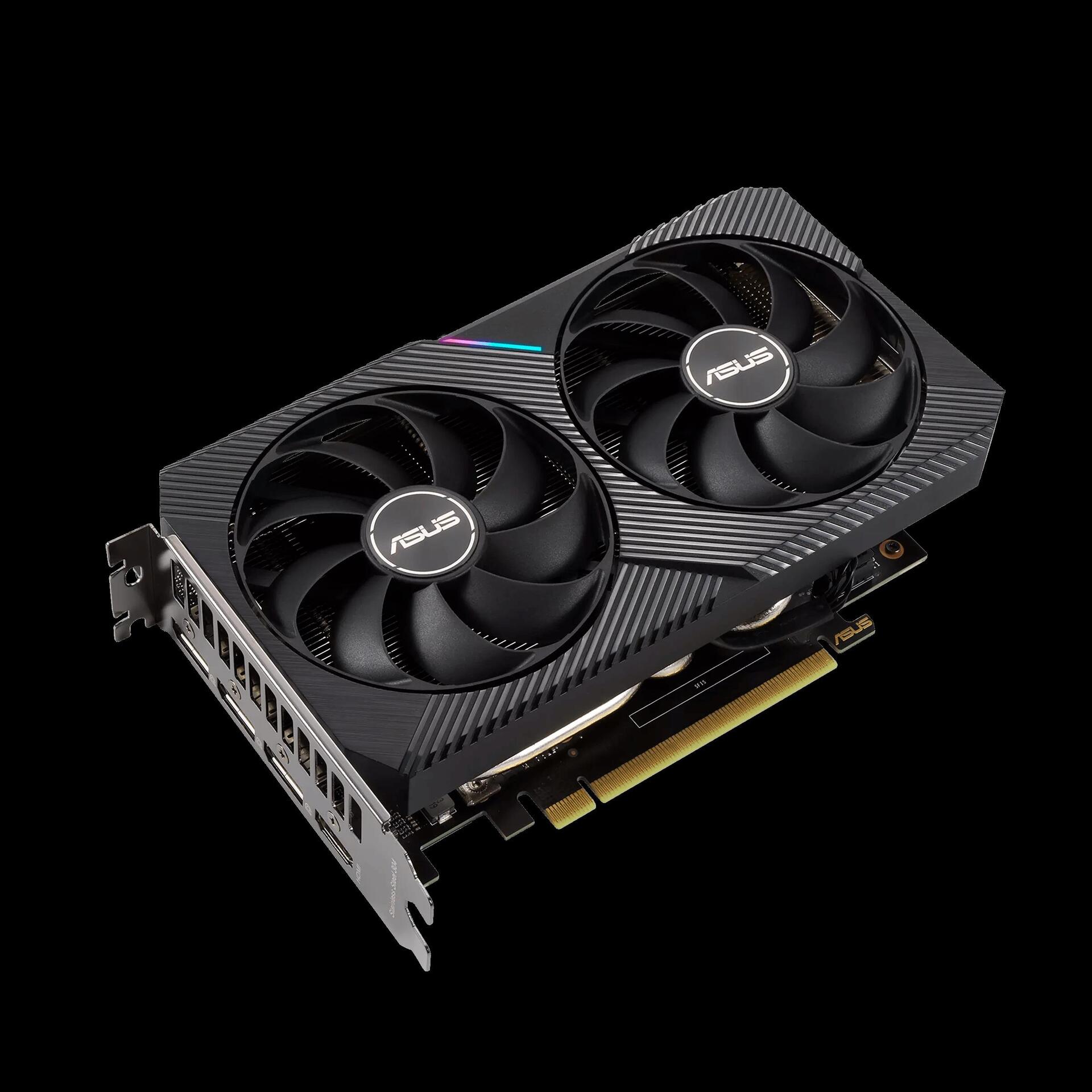 Купить ASUS Dual GeForce RTX 3050 - Grafikkarten - GF RTX 3050 - 8 GB GDDR6 - PCIe 4.0 - HDMI, 3 x DisplayPort (90YV0HH1-M0NA00) в магазине wardena.ru