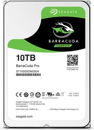 Купить Seagate Barracuda Pro ST10000DM0004 - Festplatte - 10 TB - intern - 3.5" (8.9 cm) - SATA 6Gb/s - 7200 U/min - Puffer: 256 MB в магазине wardena.ru