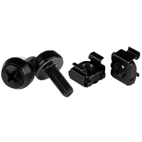 Купить StarTech.com M5 x 12mm - Screws and Cage Nuts - Schrauben für Rack - Schwarz (CABSCREWM52B) в магазине wardena.ru