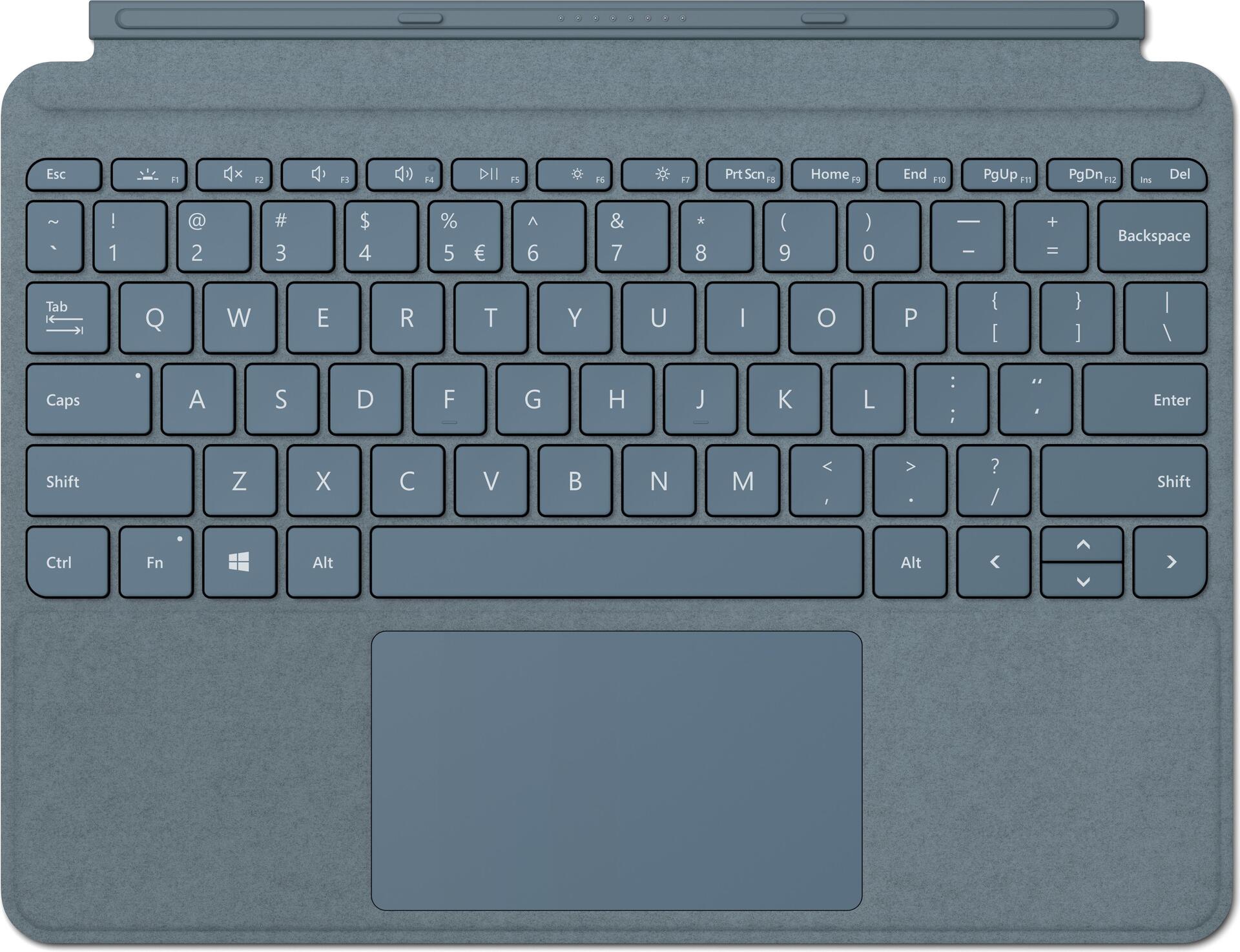 Купить Microsoft Surface Go Type Cover - Tastatur - mit Trackpad, Beschleunigungsmesser - hinterleuchtet - Englisch - Eisblau - kommerziell - für Surface Go, Go 2 (KCT-00087) в магазине wardena.ru