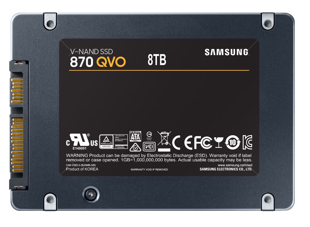 Купить Samsung 870 QVO MZ-77Q8T0BW - SSD - 8 TB - SATA 6Gb/s (MZ-77Q8T0BW) в магазине wardena.ru