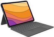 Купить Logitech Combo Touch - Tastatur und Foliohülle - mit Trackpad - hintergrundbeleuchtet - Apple Smart connector - QWERTY - US International - Oxford Gray - für Apple 10.9"  iPad Air (4. Generation) (920-010272) в магазине wardena.ru