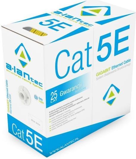 Купить Alantec KIU5PVCY305 Netzwerkkabel Gelb 305 m Cat5e U/UTP (UTP) (KIU5PVCY305) в магазине wardena.ru