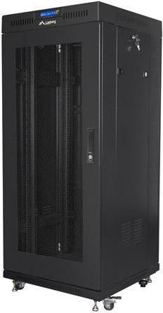 Купить LANBERG Freistehendes Rack, 19-Zoll-Schrank, 27 HE, 600 x 600 Mesh-Tür, LCD-Flat-Pack, Schwarz (FF01-6627-23BL) в магазине wardena.ru