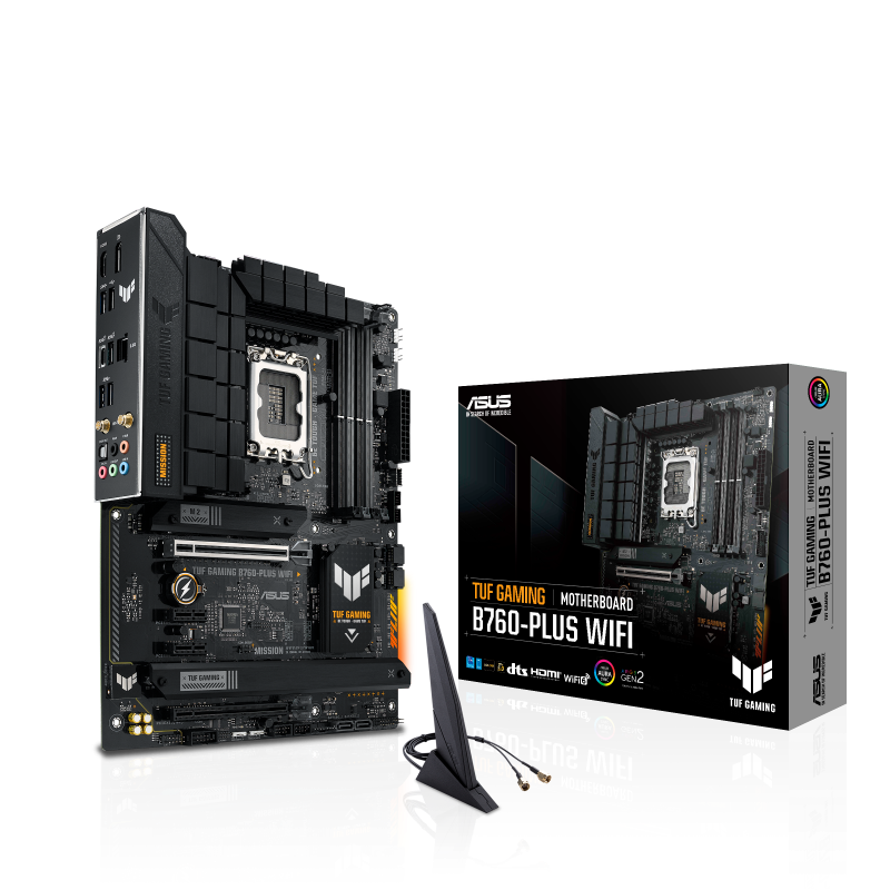 Купить ASUS TUF Gaming B760-Plus WIFI - Intel - LGA 1700 - Intel® Celeron® - Intel® Core™ i3 - Intel® Core™ i5 - Intel® Core™ i7 - LGA 1700 - DDR5-SDRAM - 128 GB (90MB1ER0-M1EAY0) в магазине wardena.ru