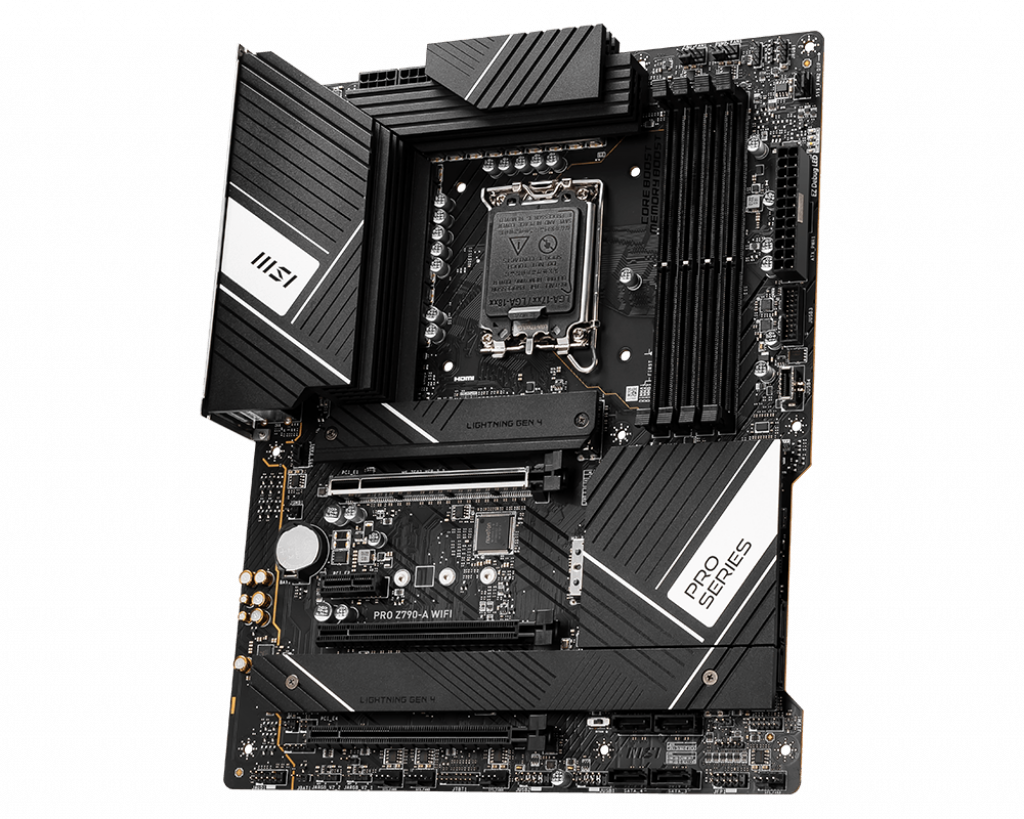 Купить MSI PRO Z790-A WIFI - Motherboard - ATX - LGA1700-Sockel - Z790 Chipsatz - USB 3,2 Gen 1, USB 3,2 Gen 2, USB-C 3,2 Gen2, USB-C 3,2 Gen 2x2 - 2,5 Gigabit LAN, Wi-Fi, Bluetooth - Onboard-Grafik (CPU erforderlich) - HD Audi (7E07-003R) в магазине wardena.ru