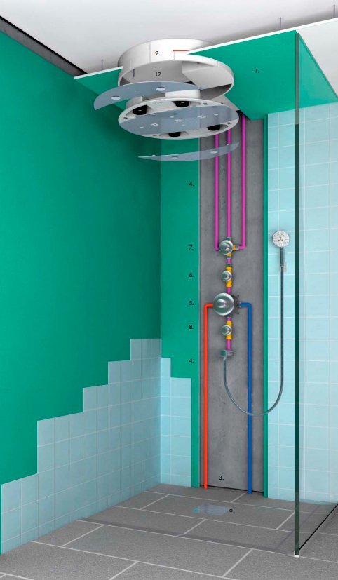 Купить Hansgrohe Raindance Rainmaker 600 верхний душ хром 28403000 в магазине wardena.ru