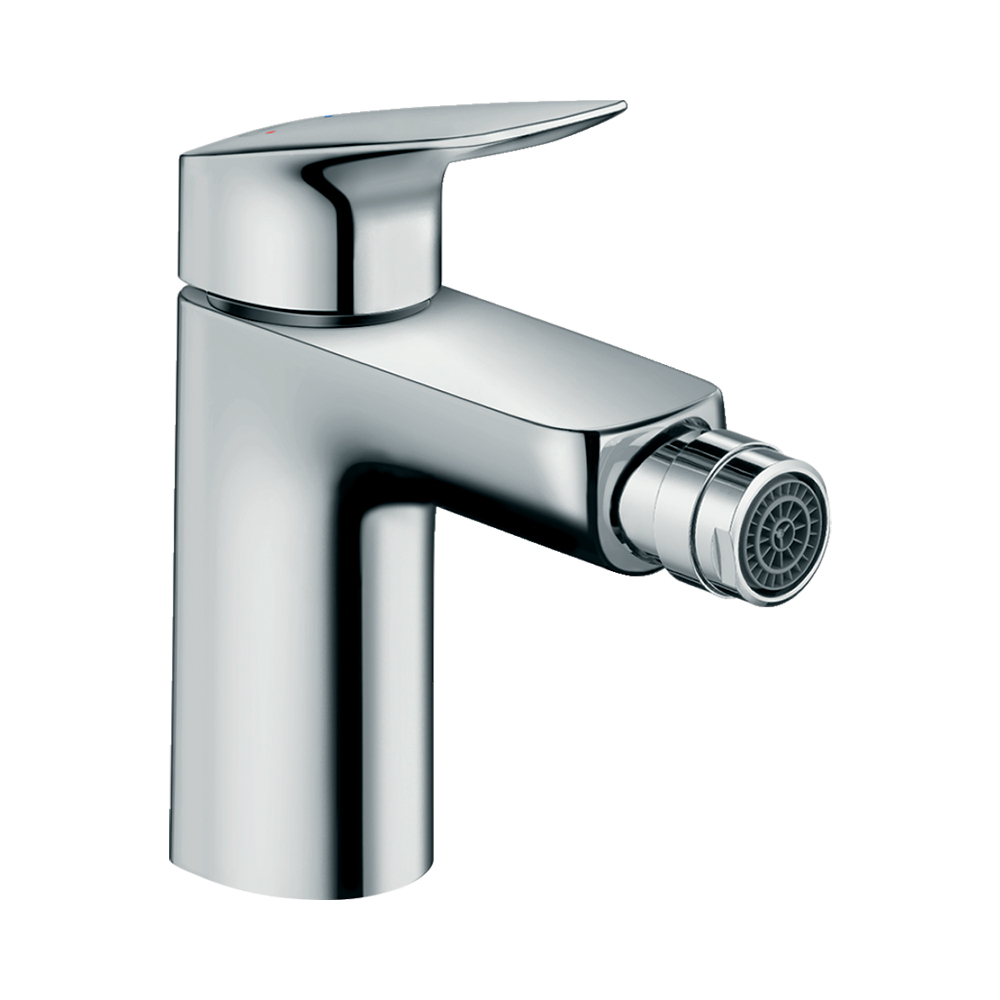 Купить Hansgrohe Logis смеситель для биде 100 однорычажный с донным клапаном хром 71200000 в магазине wardena.ru