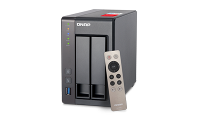Купить QNAP TS-251+ - NAS-Server - SATA 6Gb/s - RAID 0, 1, JBOD - Gigabit Ethernet - iSCSI (TS-251+-2G) в магазине wardena.ru