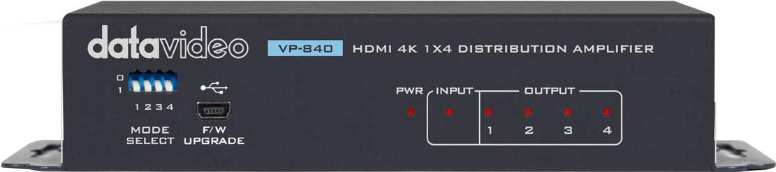 Купить DataVideo VP-840 - HDMI - 2.0a - Schwarz - 60 Hz - 4096 x 2160 Pixel - 6 W (2200-0840) в магазине wardena.ru