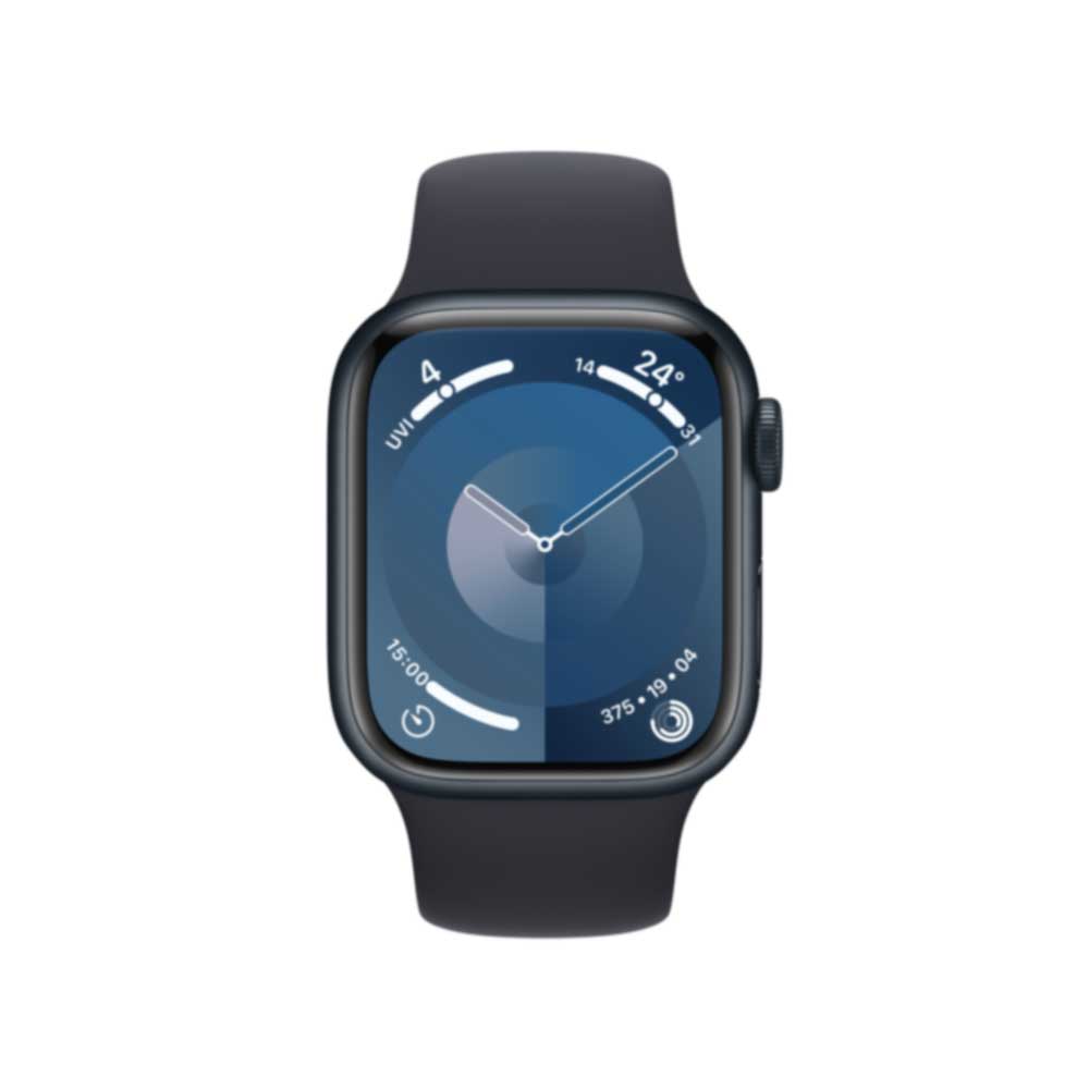 Купить APPLE Watch Series 9 GPS + Cellular 41mm Midnight Aluminium Case with Midnight Sport Band - S/M (MRHR3QF/A) в магазине wardena.ru