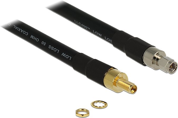 Купить DeLOCK CFD400 LLC400 low loss - Antennenverlängerungskabel - SMA (M) - SMA (W) - 10,0m - CFD-400 - Schwarz (13011) в магазине wardena.ru