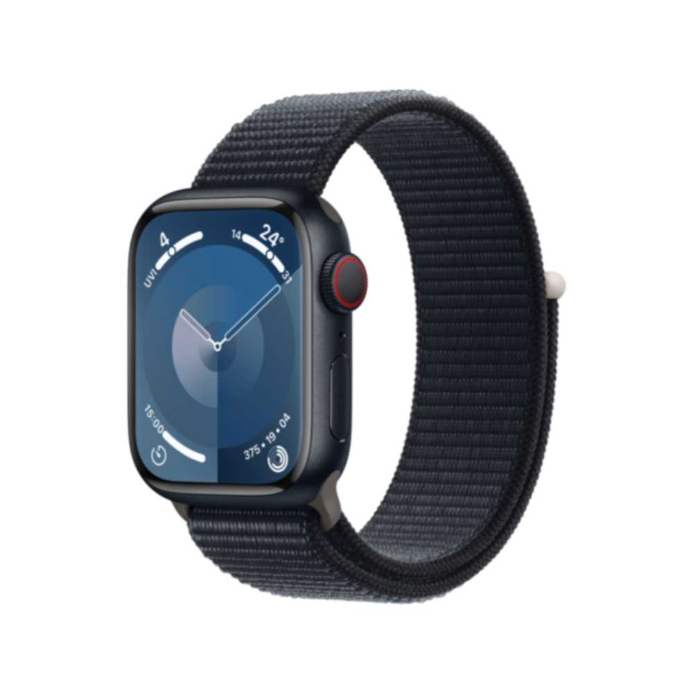 Купить APPLE Watch Series 9 GPS + Cellular 41mm Midnight Aluminium Case with Midnight Sport Loop (MRHU3QF/A) в магазине wardena.ru