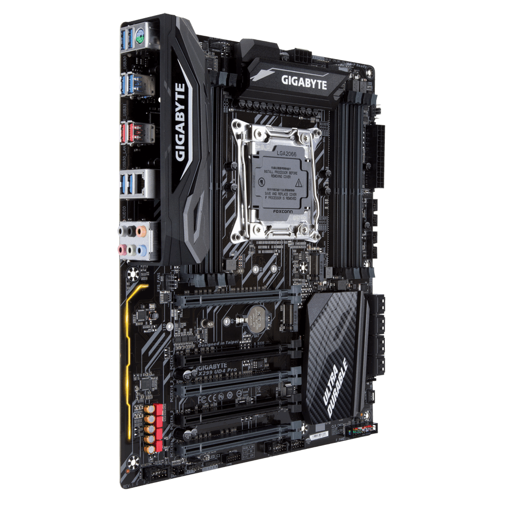 Купить Gigabyte X299 UD4 Pro - 1,0 - Motherboard - ATX - LGA2066 Socket - X299 - USB 3,1 Gen 1, USB 3,1 Gen 2 - Gigabit LAN - HD Audio (8-Kanal) (X299 UD4 PRO) в магазине wardena.ru