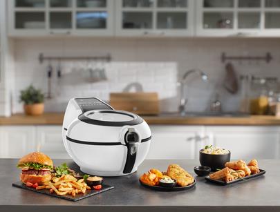 Купить Tefal ActiFry Genius XL YV9700CH Fritteuse Einzelbild Heißluftfritteuse Schwarz - Weiß (YV9700) в магазине wardena.ru