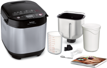 Купить Tefal Pain & Délice PF240E Brotbackmaschine 720 W Schwarz - Edelstahl (PF240E) в магазине wardena.ru