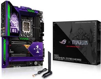 Купить ASUS ROG MAXIMUS Z690 HERO EVA EDITION - Motherboard - ATX - LGA1700-Sockel - Z690 Chipsatz - USB-C Gen2, USB 3.2 Gen 1, USB 3.2 Gen 2, USB-C Gen 2x2, USB4 - 2.5 Gigabit LAN, Wi-Fi, Bluetooth - Onboard-Grafik (CPU erford (90MB1BX0-M0EAY0) в магазине wardena.ru