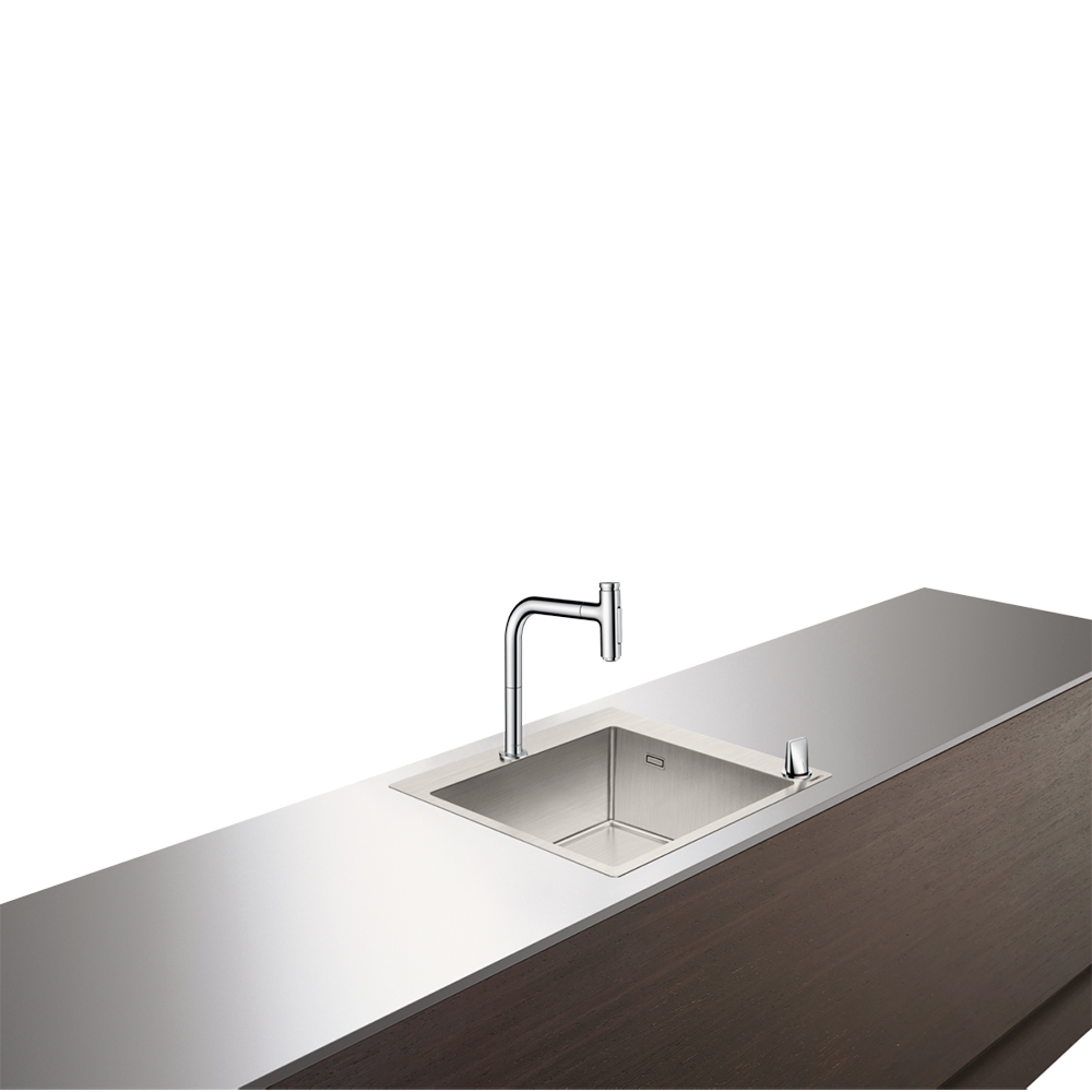 Купить Hansgrohe C71-F450-06 Комбинация для кухни 450 сталь 43201800 в магазине wardena.ru