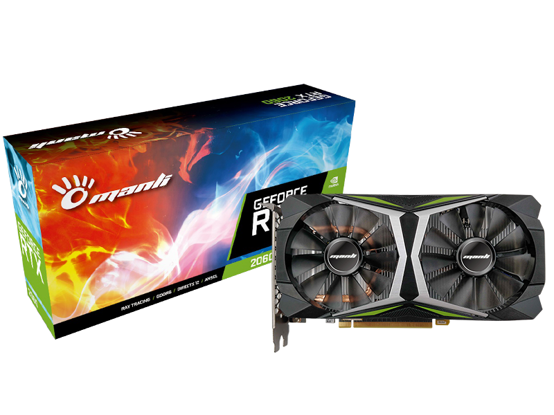 Купить Manli M-NRTX2060/6RFHPPPV2-M2435 NVIDIA GeForce RTX 2060 12 GB GDDR6 (N53720600M2435A) в магазине wardena.ru