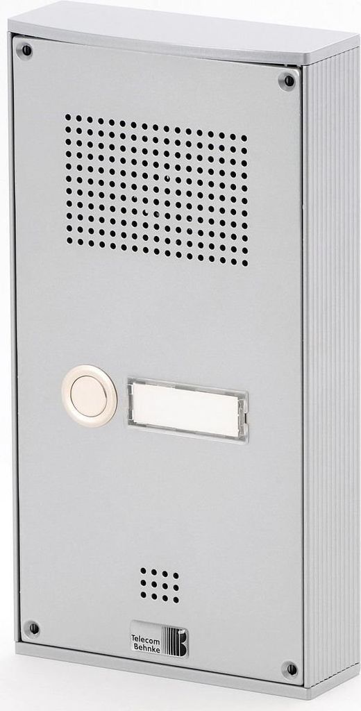 Купить Behnke Serie 5 - Türtelefon - Aufputz-Set 1 Taste - Silber (5-0055) в магазине wardena.ru