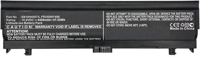 Купить CoreParts Laptop Battery 48Wh Li-ion 10-8V 4400mAh Black 00NY488 - Batterie (00NY488-CP) в магазине wardena.ru
