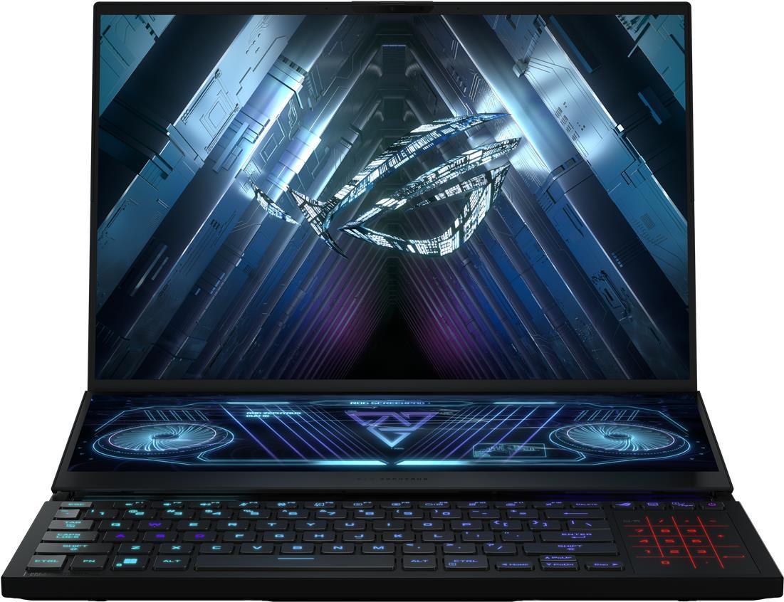 Купить ASUS ROG Zephyrus Duo 16 GX650RW-LO108W Notebook 40,6 cm (16" ) WQXGA AMD Ryzen™ 9 32 GB DDR5-SDRAM 2000 GB SSD NVIDIA GeForce RTX 3070 Ti Wi-Fi 6E (802.11ax) Windows 11 Home Schwarz (90NR0931-M00640) в магазине wardena.ru