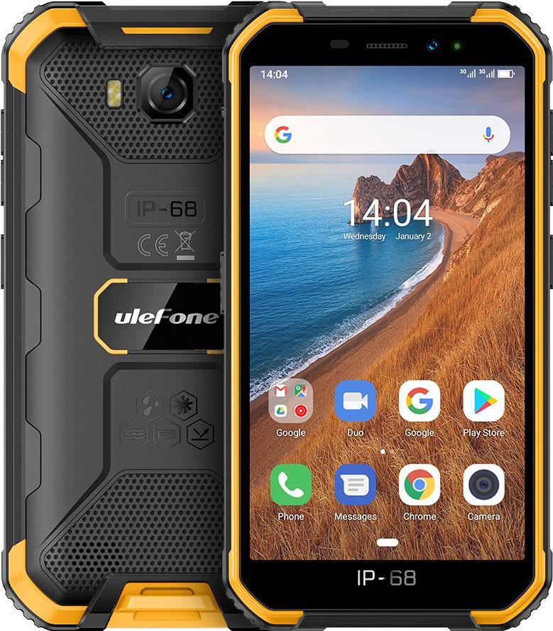 Купить Ulefone Armor X6 12,7 cm (5" ) 2 GB 16 GB Dual-SIM 3G Mikro-USB Orange Android 9.0 4000 mAh (UF-AX6/OE) в магазине wardena.ru