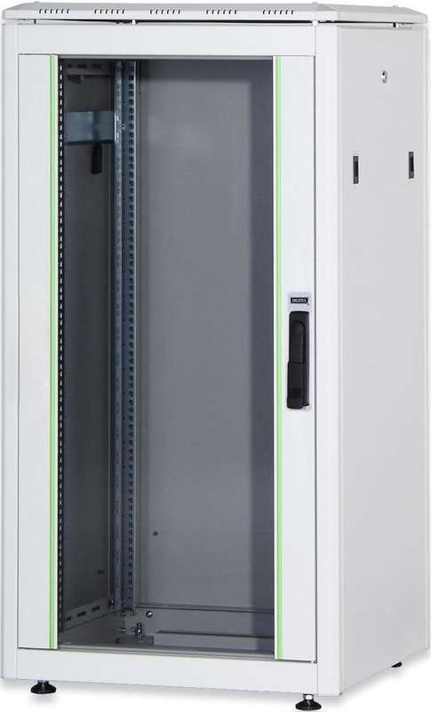 Купить Digitus Unique DN-19 26U-6/10-1 - Schrank - Netzwerkschrank - Hellgrau, RAL 7035 - 26U - 48.3 cm (19") в магазине wardena.ru