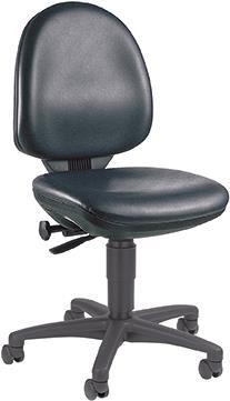 Купить Topstar Arbeitsstuhl TEC 50, Kunstleder, schwarz, ohne Fußring, Spezial-Muldensitz, stabiles Fußkreuz, Lehnenhöhe: (72250 D10) в магазине wardena.ru