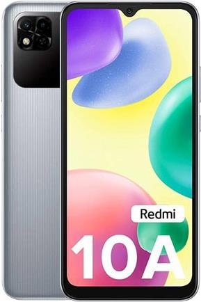 Купить Xiaomi Redmi 10A 16,6 cm (6.53" ) Dual-SIM Android 11 4G Mikro-USB 4 GB 128 GB 5000 mAh Silber (MZB0B8FEU) в магазине wardena.ru